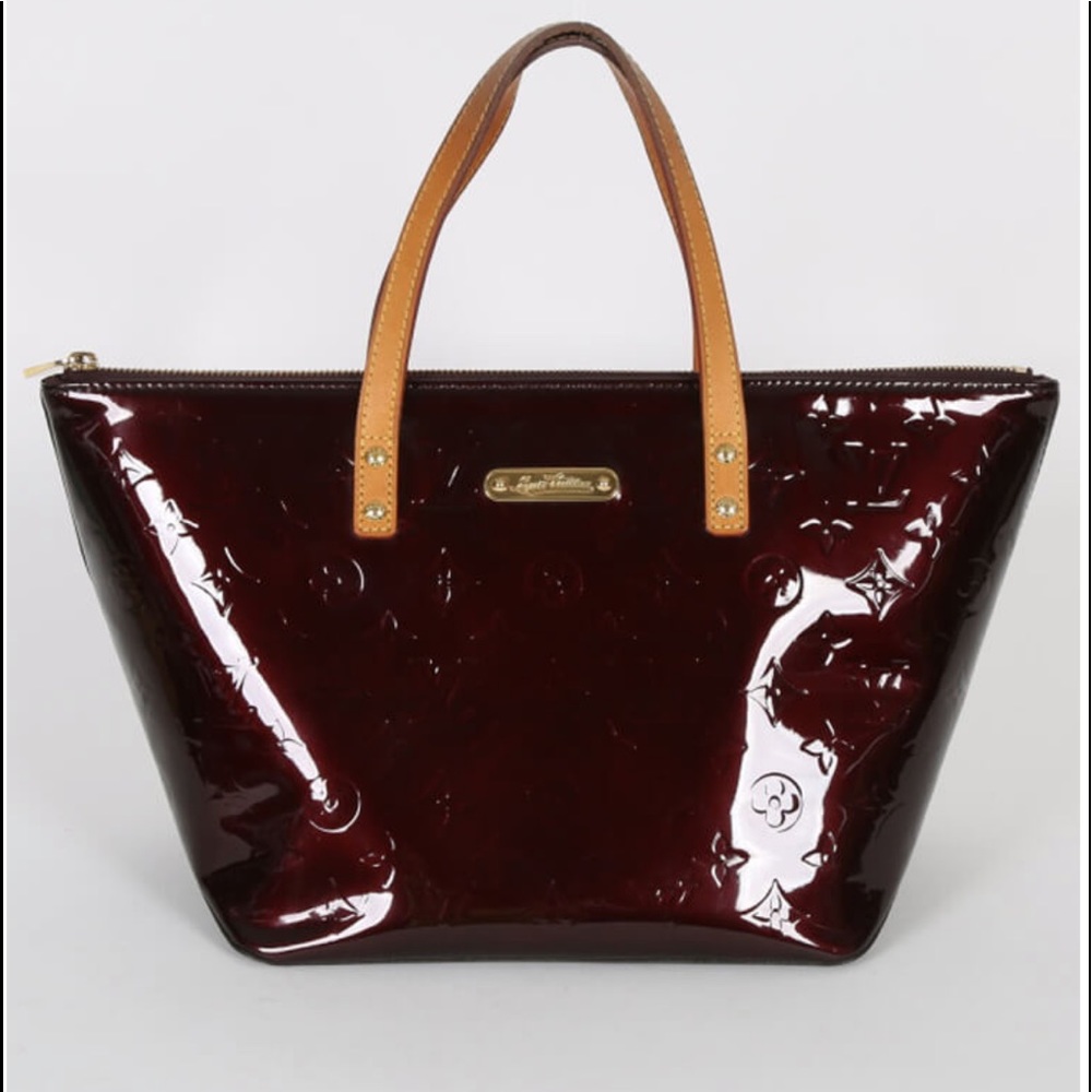 Louis Vuitton Bellevue Patent Leather Mongram Bag